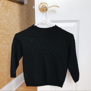 Kendall & Kylie Sweater Crop Top